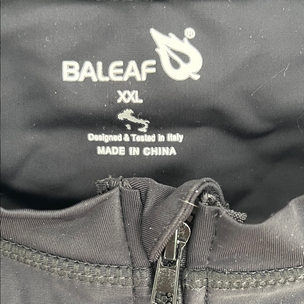 Baleaf Black Zip-Up Bathing Suit - Picture 2 of 4